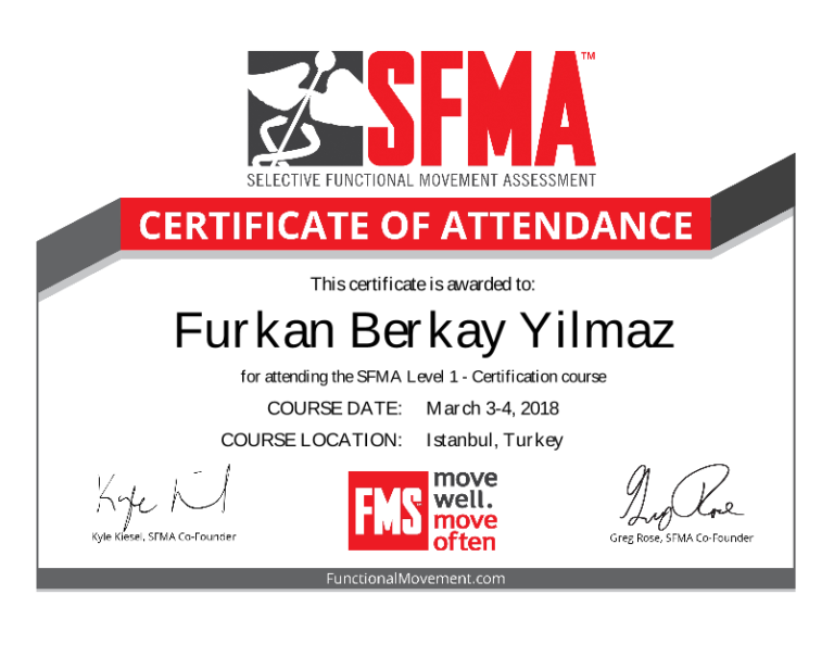SFMA_Level_1_-_Certification
